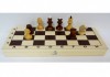Фото Шахматы деревянные недорогие лакированые 29 см. для детей школьников и взрослых шахматистов